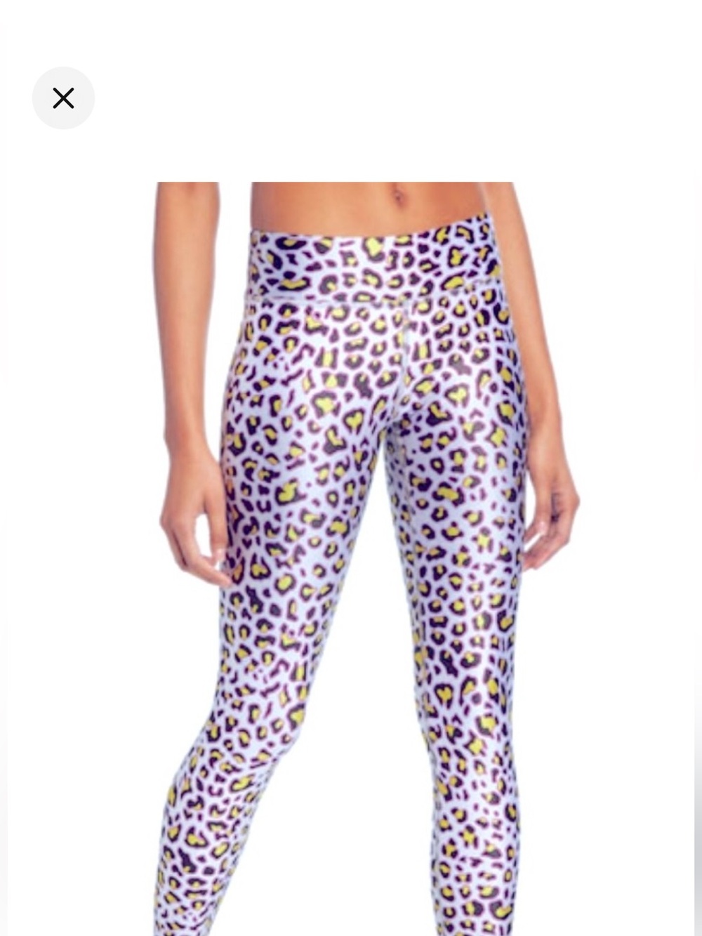 Terez Tall Band Metallic Cheetah Leggings XL